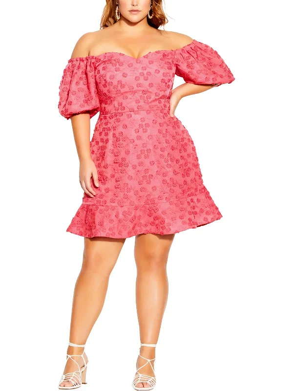 Women's Online Boutique Womens Party Mini Fit & Flare Dress