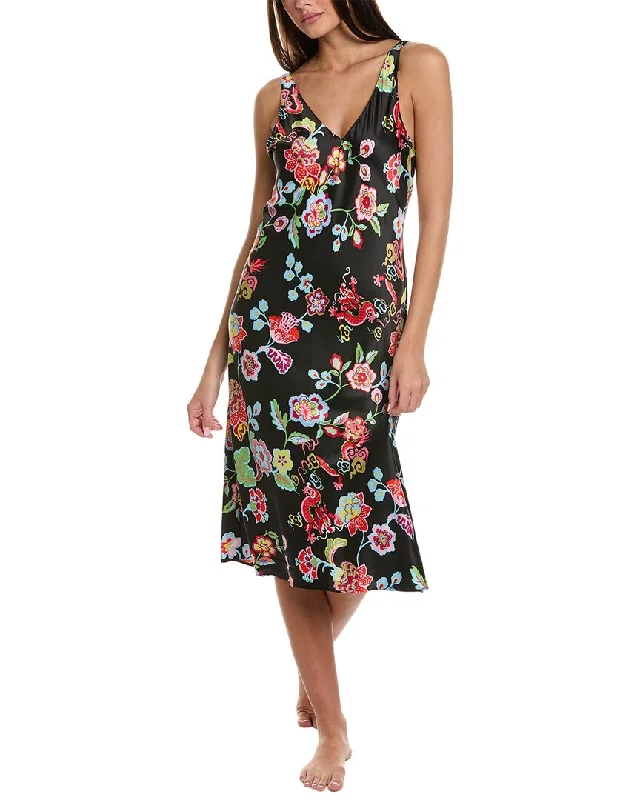 Elegant Fashion N Natori Fleur Dragon Night Dress
