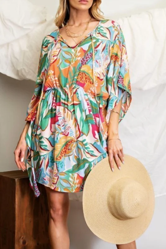 Women's Weekend Outfit Take Me Away Dress In Multi