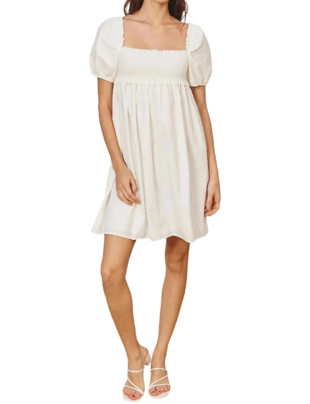 Casual Clothing for Women In The Moment Dress In Ivory