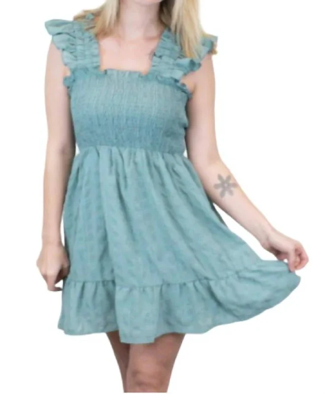 Trendy Boutique Online Mint To Be Dress