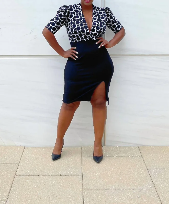 Chic Clothing For Women Oyster Dress In Black