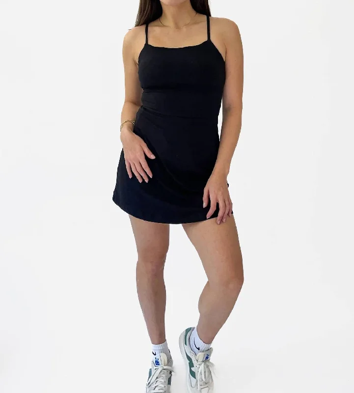 Women's Plus-Size Outfit On The Go Active Dress In Black