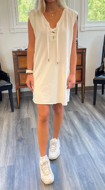 Clothes For Woman Rachelle Dress In Coconut Milk