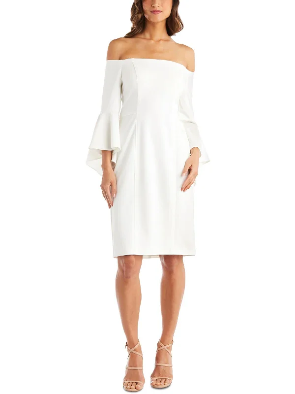 Women's Clothes For Work Womens Polyester Sheath Dress