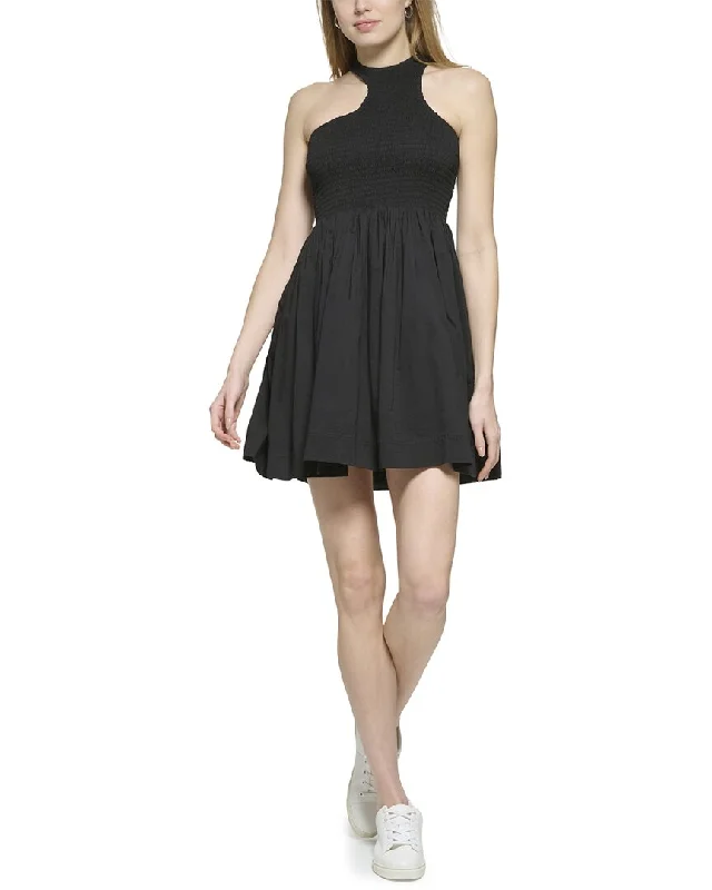 Women's Plus-Size Casual Outfit DKNY Cutout Dress