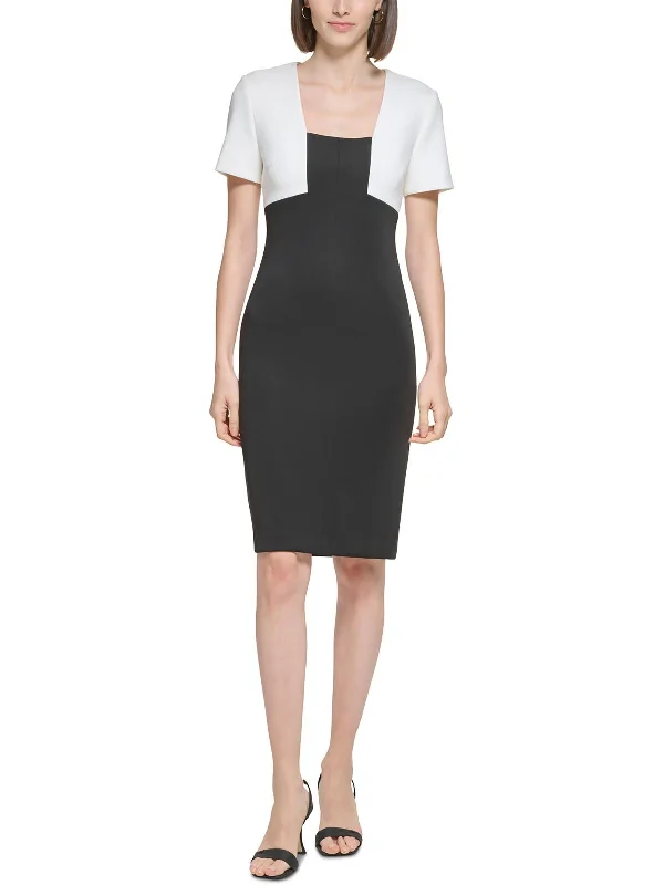 Affordable Luxury Women's Garments Womens Scuba Sheath Dress