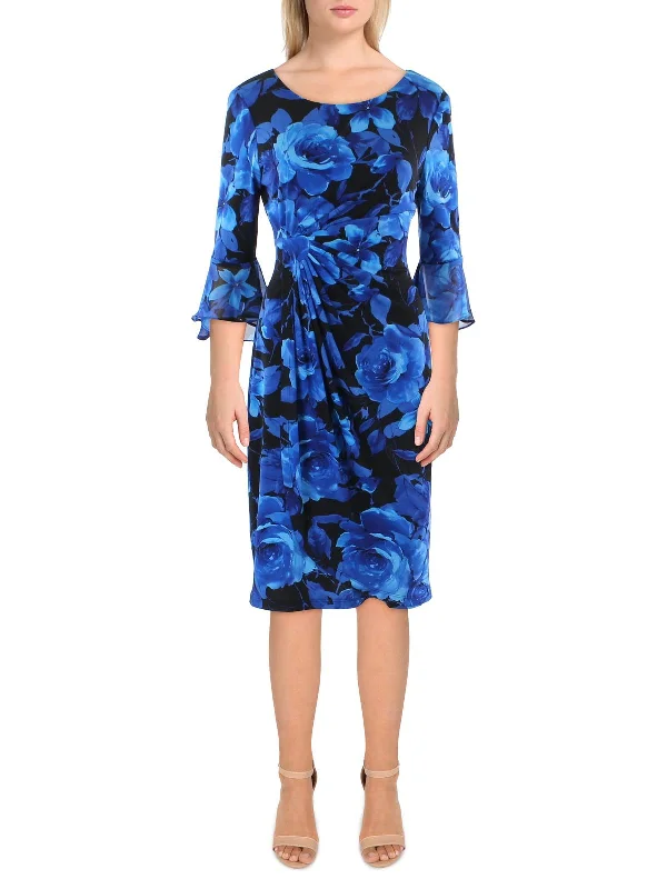 Clearance Sale Online Womens Ruched Long Sheath Dress