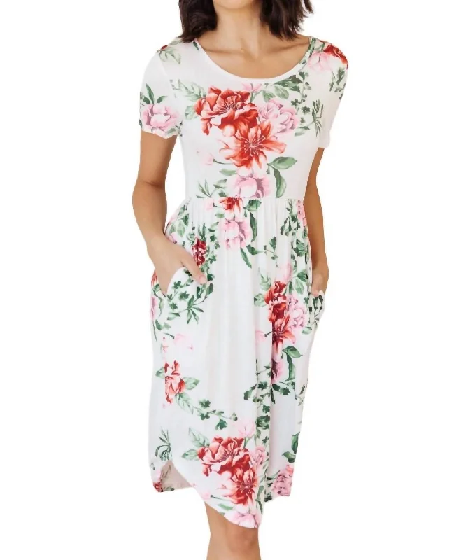 Minimalist Women's Fashion Clothing Clair Dress In Ivory