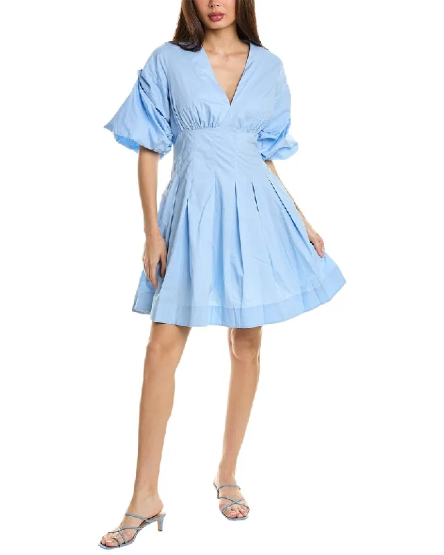 Casual Chic Clothing For Women Beulah Puff Sleeve A-Line Dress