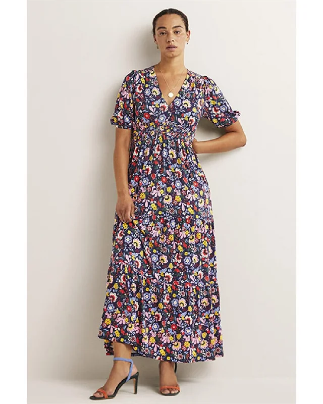 Vintage Clothing For Women Boden Tiered Jersey Maxi Tea Dress