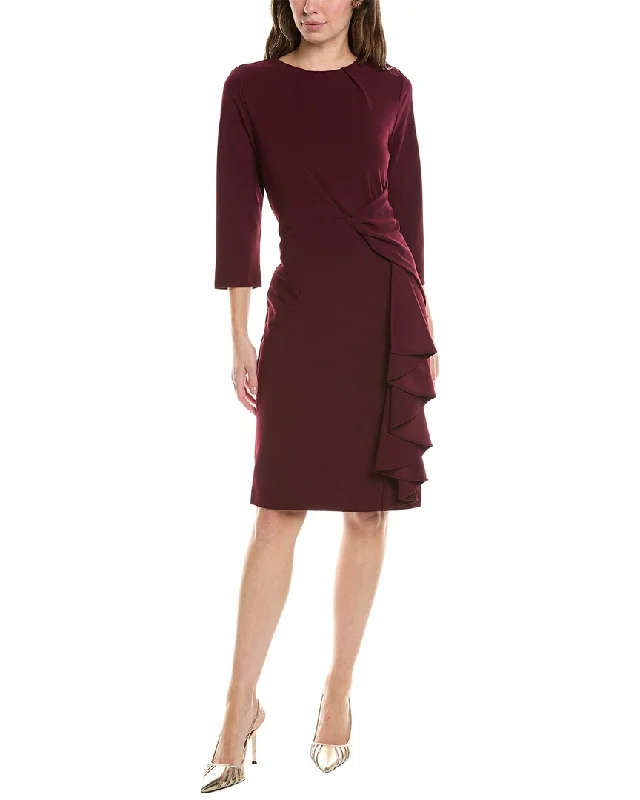 Outfits Ideas Tahari ASL Scuba Crepe Sheath Dress