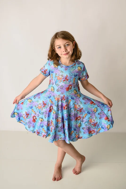 Women's Clothing Online Sale SURPRISE MERMAID TWIRLY DRESS