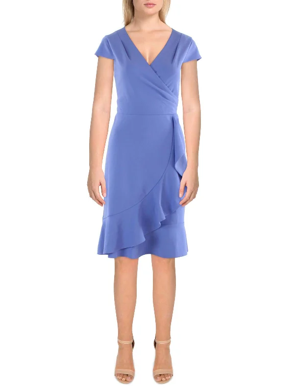 Best Online Women's Boutiques Petites Womens Semi-Formal Knee-Length Fit & Flare Dress