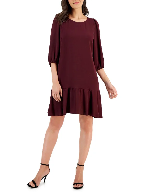Women's Clothing Online Womens Solid Crepe Sheath Dress