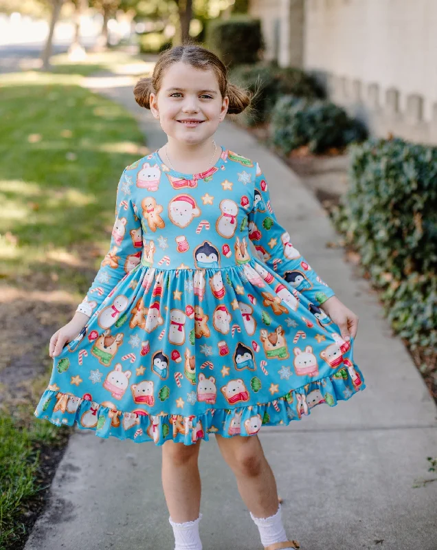 Clearance Sale Online CHRISTMAS COOKIES BLUE DRESS