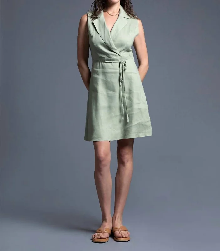 Early Bird Offer Maia Dress In Light Olive
