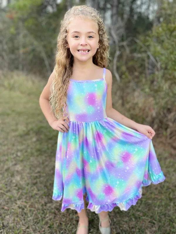Fashionable Women's Wardrobe TYE DYE TANK DRESS