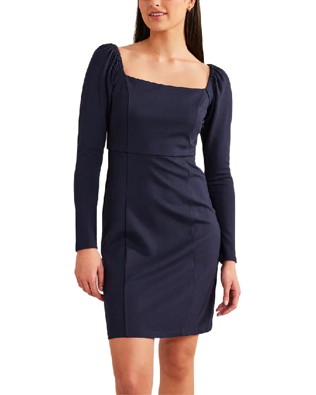 Elegant Fashion Boden Square Neck Mini Jersey Dress