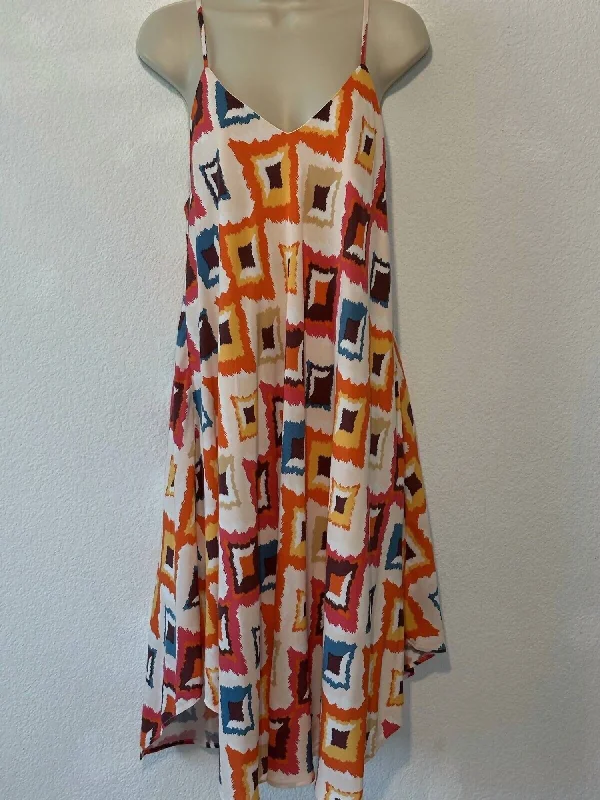 Women's Holiday Outfit Falling Dress In Red