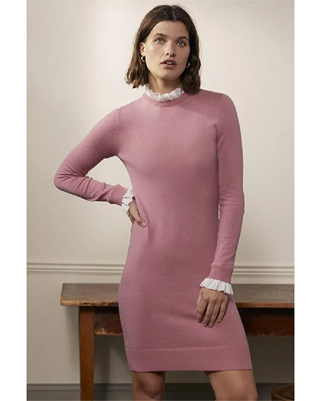 Must-Have Styles Boden Beatrice Knitted Wool-Blend Dress