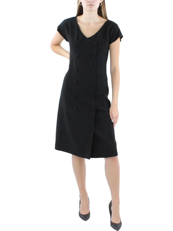 Trendy Boutiques Online Womens Knee-Length Cap Sleeve Sheath Dress