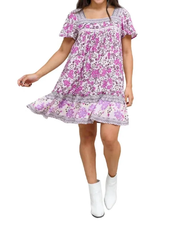 Versatile Women's Fashion Golden Gate Park Dress In Purple