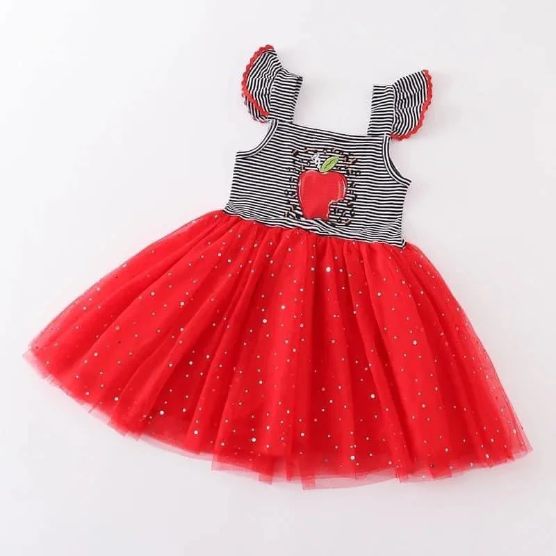 Fashionable Women's Clothing APPLE BACK TO SCHOOL TUTU DRESS