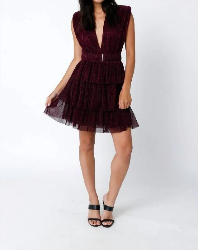 Fashionable Dresses for Women Alexa Dress In Magenta