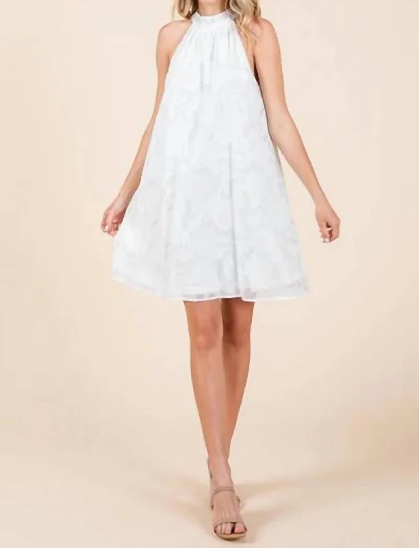 Women Apparel Maddie Halter Dress In White