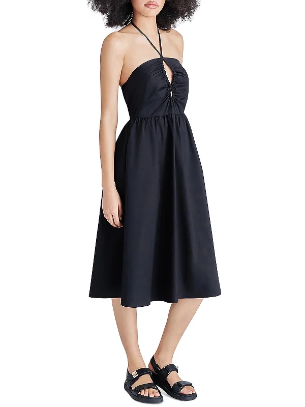 Women Wear Boutique Anais Womens Keyhole Long Halter Dress