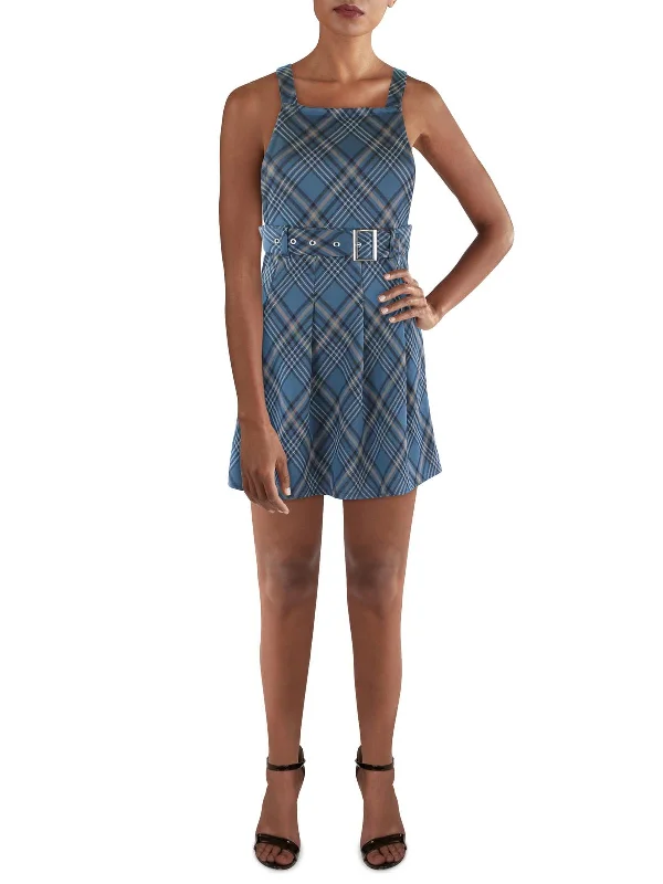 Women Fashion Juniors Womens Jumper Knit Fit & Flare Dress