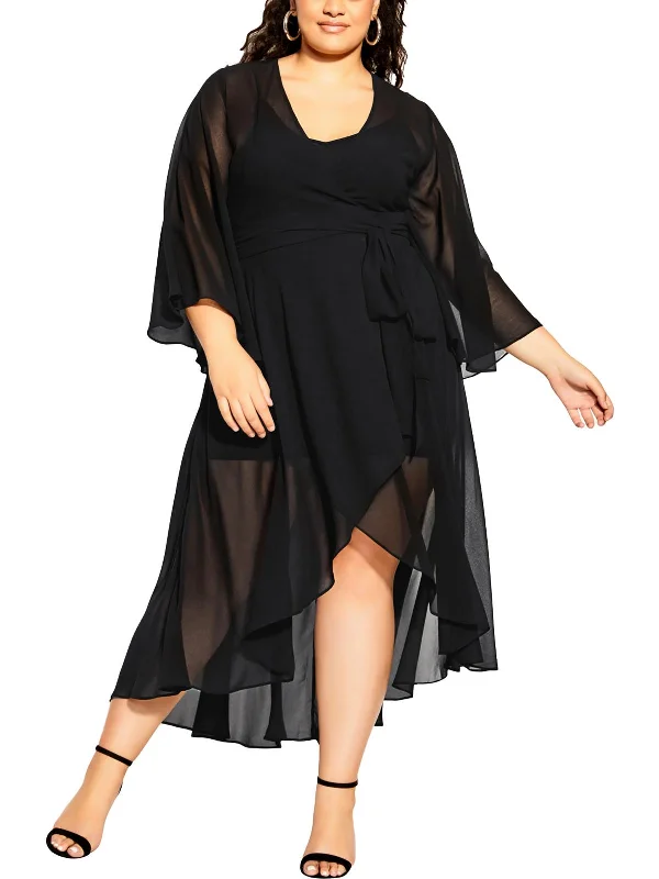 Clothes Of Woman Fleetwood Womens Sheer Special Occasion Two Piece Dress