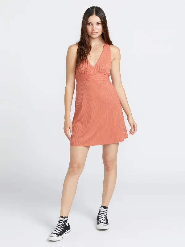 Women's Resort Garments Island Bopper Dress - Rosewood