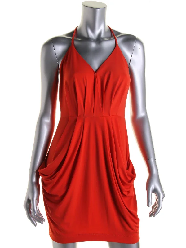 Trendy Women's Apparel Womens Drapey Spaghetti Straps Clubwear Dress
