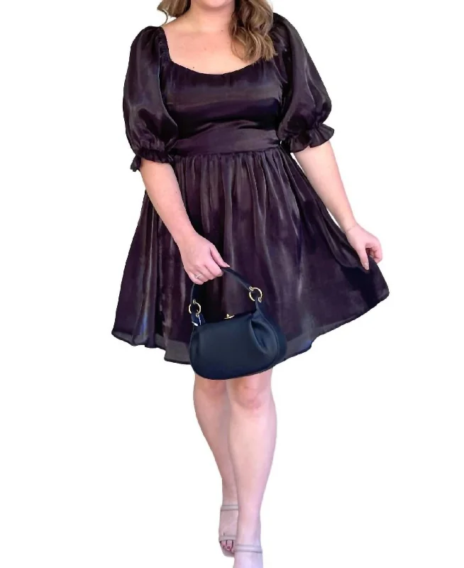 Vintage Fashion Feeling Feminine Dress In Black