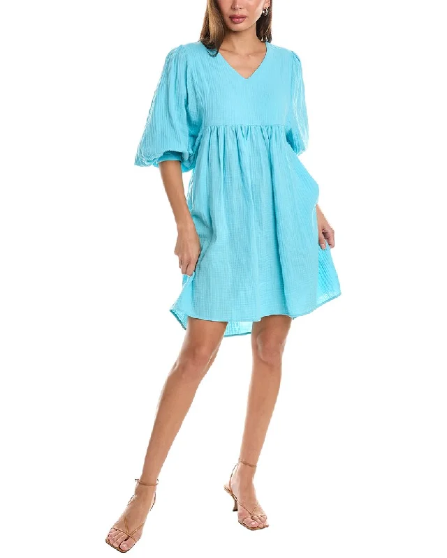 Elegant Women's Clothing tyler böe Angie Crinkle Gauze Tunic Dress