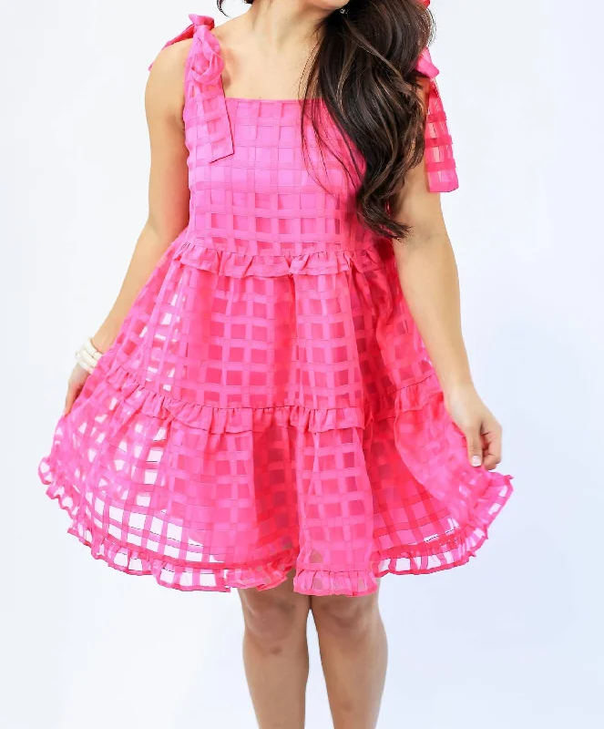 Sales For Clothes Mexico Bound Dress In Hot Pink