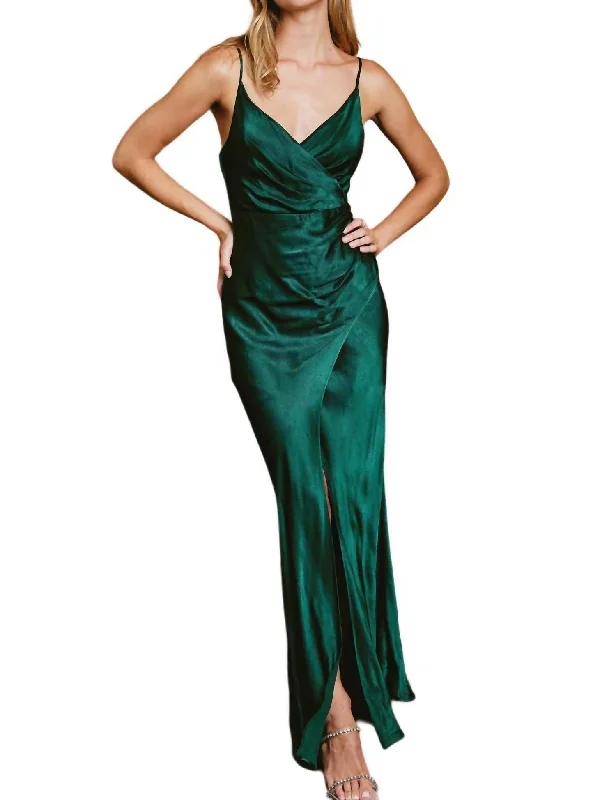 Fashion Essentials Tavola Dress In Green
