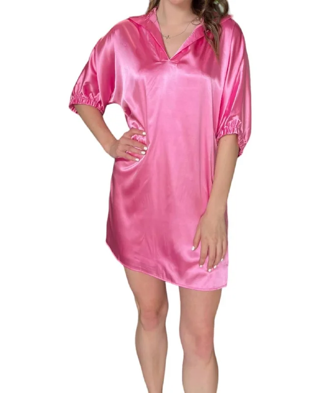Trendy Street Style Clothing Charlotte Dress In Bubblegum