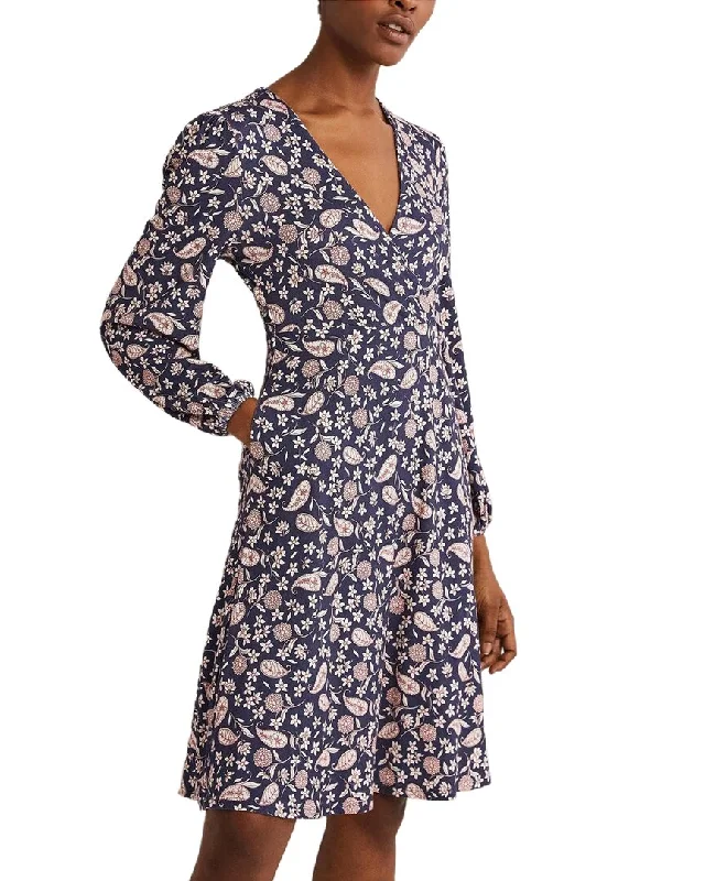Women Apparel Boden Easy Fixed Wrap Jersey Dress
