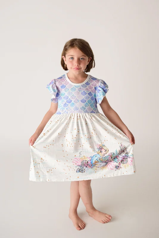 Vibrant Styles MERMAID UNDER THE WATER DRESS