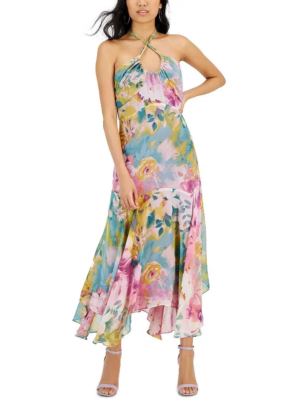 Clothing Sales Womens Semi-Formal Maxi Halter Dress