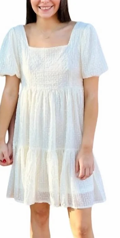 Outfits Ideas In Love Babydoll Dress In Cream