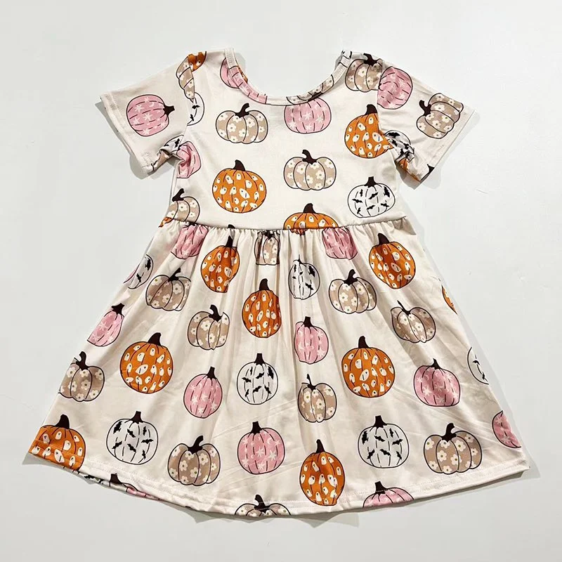 Affordable Fashion for Women EMMA PUMPKINS SHORT SLEEVES DRESS