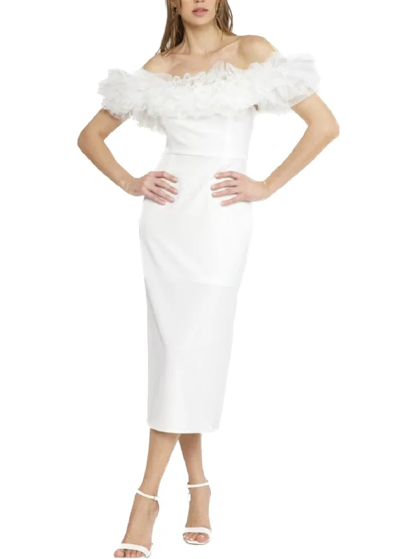 Fashionable Casual Tops Zaza Dress In White