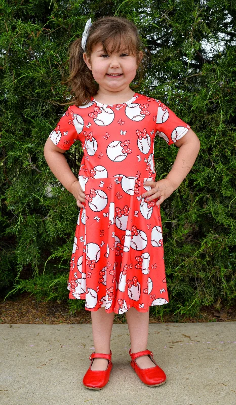 Best Online Women's Boutiques BASEBALL TWIRL DRESS