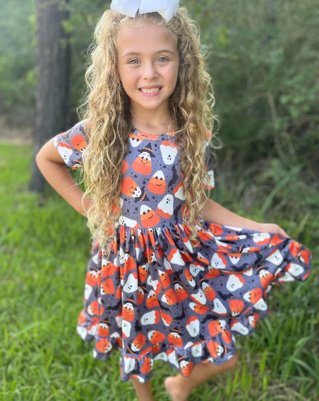 Elegant Clothing For Women CANDY CORN BOW DRESS