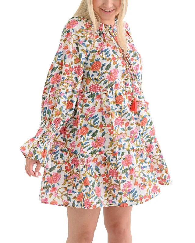 Women's Clothing For Casual Outings Pomegranate Flounce Dress