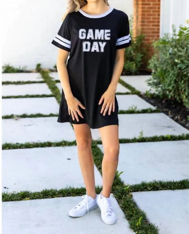 Online Boutique Stores Game Day Dress In Block Print